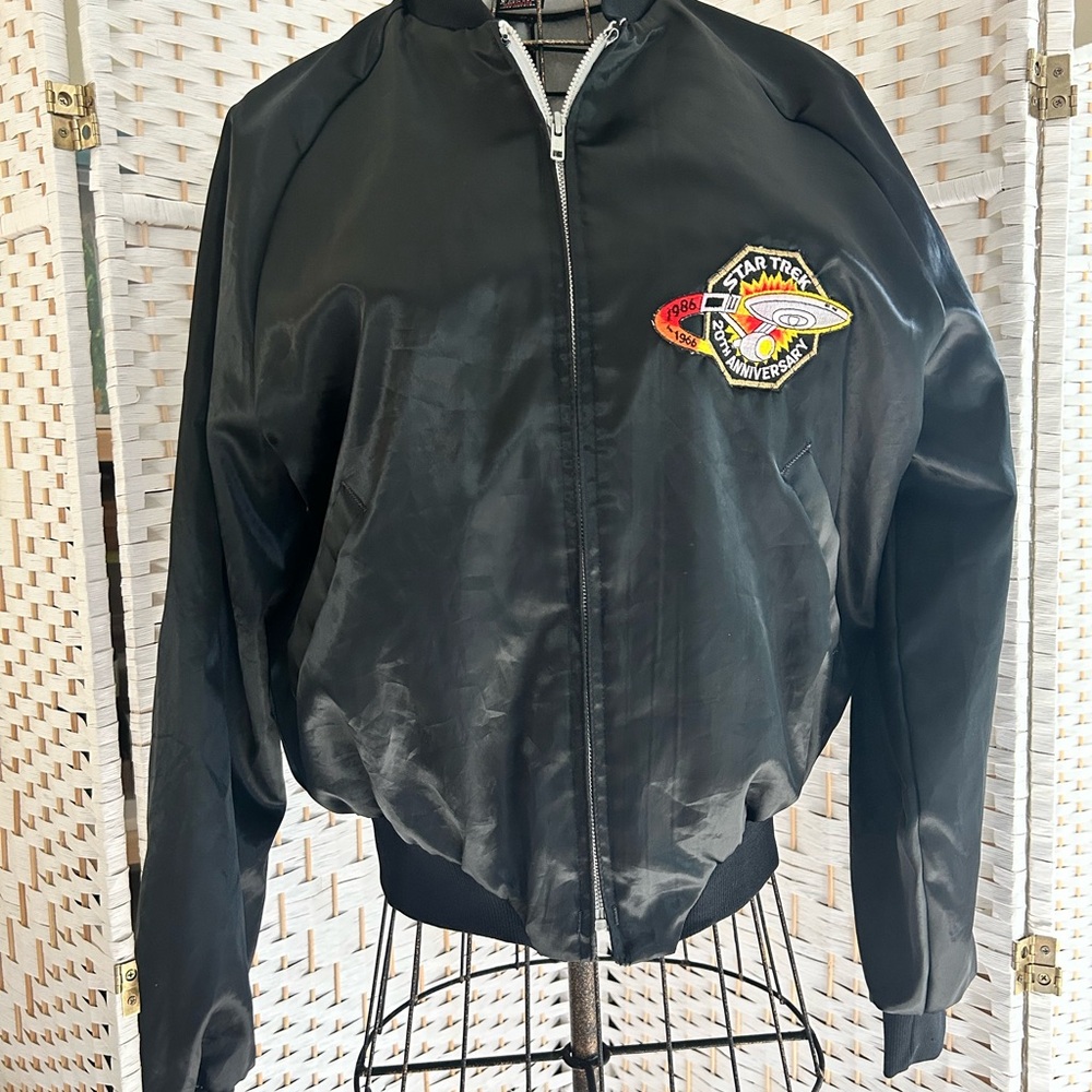 Star Trek 20th Anniversary Black Bomber Jacket